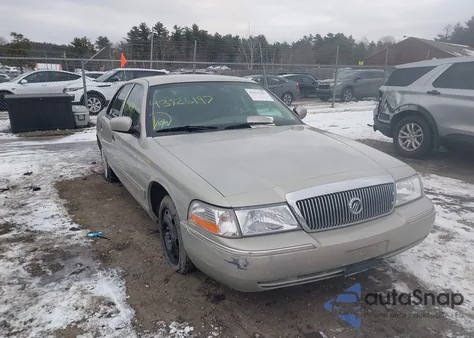 2004 Mercury Grand Marquis Gs from USA, damaged, VIN 2MEFM74W04X667159